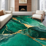 Elegant Jewel Toned Abstract Composition(Green)