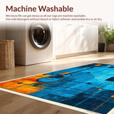 Dynamic Geometric Guitar Artwork(Blue)