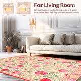 Fun Eclectic Floral Composition(Beige)