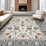 Eclectic Floral Medallion Design(Ivory)