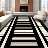 Ultra Soft Area Rug, Non Slip, Stain Resistant, Washable Area Rugs for Living Room, Bedroom, Luxurious Graphic Hide Design(Beige)