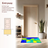 Lively Abstract Spiral Arrangement(Blue)