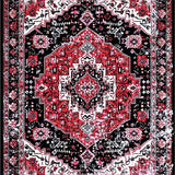 Luxurious Black Abstract Design(Red)