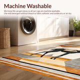 Ultra Soft Area Rug, Non Slip, Stain Resistant, Washable Area Rugs for Living Room, Bedroom, Trendy Earthy Antelope Aesthetic(Beige)