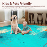 Contemporary Colorful Swirl Motif(Blue)