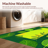 Elegant Earthy Green Shag Appeal(Green)