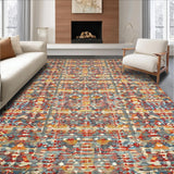 Joyful Multicolor Linear Design(Red)