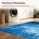 Vibrant Abstract Blue Swirls(Blue)