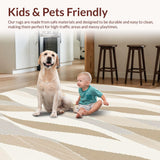 Beige Area Coastal Breeze Weave for Deck and Patio Ambiance(Beige)