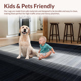 Artful Earthy Tones Shag(Black)