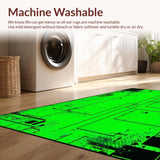 Lively Retro Inspired Graphic Feature(Green)