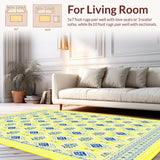 Radiant Colorful Trellis Design(Yellow)