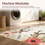 Contemporary Whimsical Deer Design(Ivory)