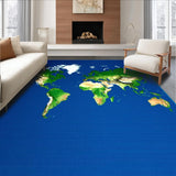 Modern Blue Toned Abstract Design(Blue)