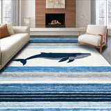 Chic Nautical Whale Aesthetic(Blue)