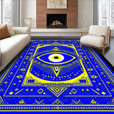 Vibrant Blue Tiled Design(Blue)