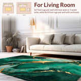 Chic Green Gold Artful Fusion(Green)