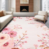 Ultra Soft Area Rug, Non Slip, Stain Resistant, Washable Area Rugs for Living Room, Bedroom, Lush Pastel Soft Serenity(Ivory)