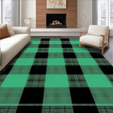 Charming Two Tone Checkered Elegance(Green)