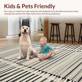 Elegant Black Trimmed Design(Beige)