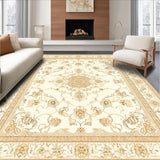Artistic Medallion Area With Easy Clean Non Slip Design(Beige)