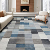 Ultra Soft Area Rug, Non Slip, Stain Resistant, Washable Area Rugs for Living Room, Bedroom, Elegant Abstract Neutral Tones(Gray)