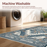 Ultra Soft Area Rug, Non Slip, Stain Resistant, Washable Area Rugs for Living Room, Bedroom, Contemporary Grey Area Rug for Kids Playroom(Gray)