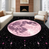 Ultra Soft Area Rug, Non Slip, Stain Resistant, Washable Area Rugs for Living Room, Bedroom, Charming Earthy Botanical Influences(Purple)