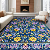 Whimsical Multicolor Petal Arrangement(Blue)