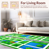 Engaging Brightly Colored Adventure Scene(Green)