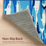 Coastal Blue Geometric Elegance(Blue)