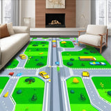 Vibrant Cityscape Playful(Green)