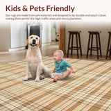 Contemporary Brown Lattice Artistry(Beige)