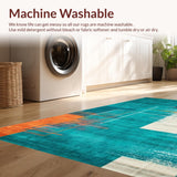 Artistic Multicolor Swirl Motif(Blue)