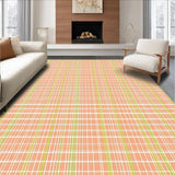 Ultra Soft Area Rug, Non Slip, Stain Resistant, Washable Area Rugs for Living Room, Bedroom, Sophisticated Warm Neutral Palette(Orange)