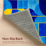 Art Deco Inspired Geometric Elegance(Blue)