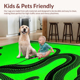 Artistic Emerald and Black Contrast(Green)