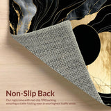 Striking Modernist Gold Highlights(Black)