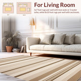 Elegant Earth Tone Stripes(Beige)