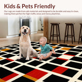 Contemporary Monochrome Checkerboard Style(Black)