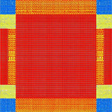 Brightly Colored Contemporary Sensory Mat(Red)
