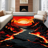 Energetic Abstract Heatwave Design(Red)
