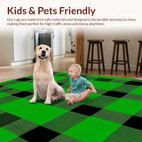 Stylish Green Buffalo Check Style(Green)