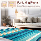 Dynamic Aqua Blue Surf Design(Blue)