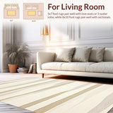 Elegant Tidal Patterned Visuals(Beige)