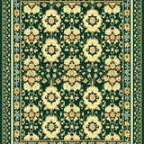 Ultra Soft Area Rug, Non Slip, Stain Resistant, Washable Area Rugs for Living Room, Bedroom, RV Mat Black & Beige Camping(Green)