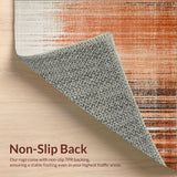 Earthtone Ombre Featuring Vintage Distressed Effect and Gradient(Orange)