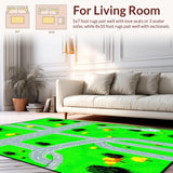 Whimsical Plane Pathway Visual Appeal(Green)