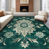 Cozy Dark Green Lattice Style(Green)