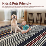 Luxurious High Contrast Stripe Style(Black)